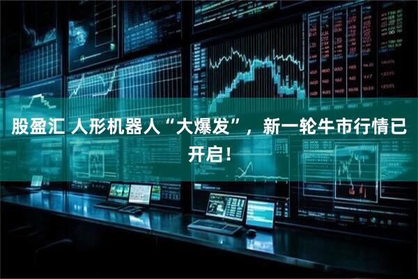 股盈汇 人形机器人“大爆发”，新一轮牛市行情已开启！